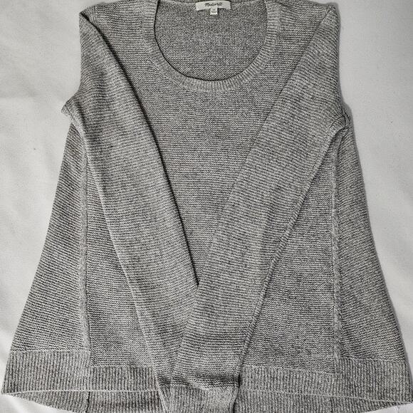 MADEWELL Gray Knit Pullover Sweater Women's Size XS - Picture 7 of 13